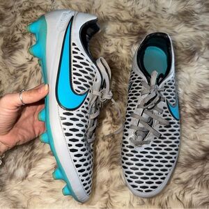 NIKE MAGISTA OPUS SG-PRO Blue ACC FOOTBALL BOOTS SOCCER CLEATS US 12 Kanga Lite